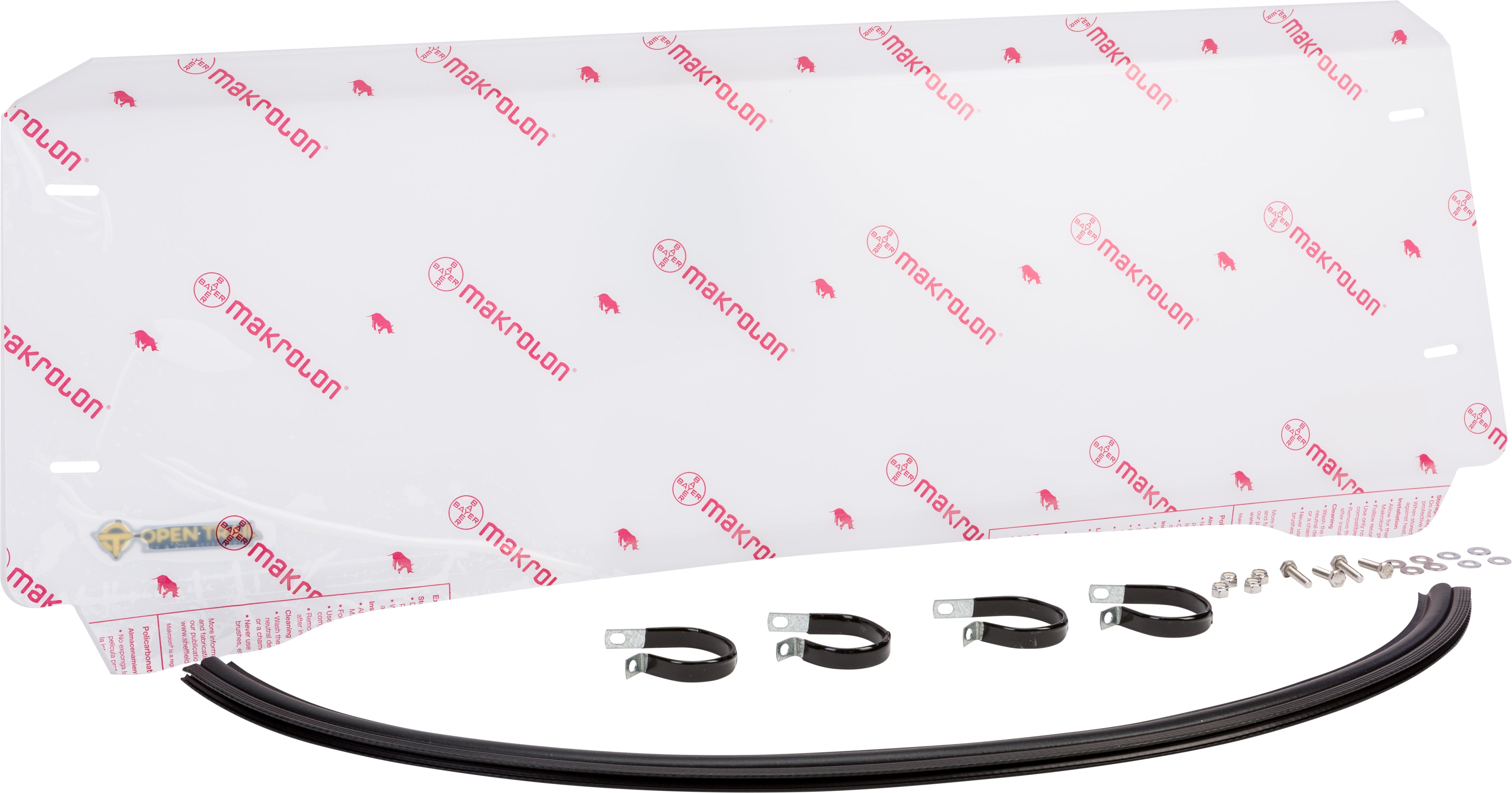 Photo of Half Windshield for Polaris RZR XP 1000 Maverick Can-Am Outlander 1000 Yamaha YXZ 1000 R by OPEN TRAIL - Premium Windshield/Windscreen for UTVs / Side by Sides