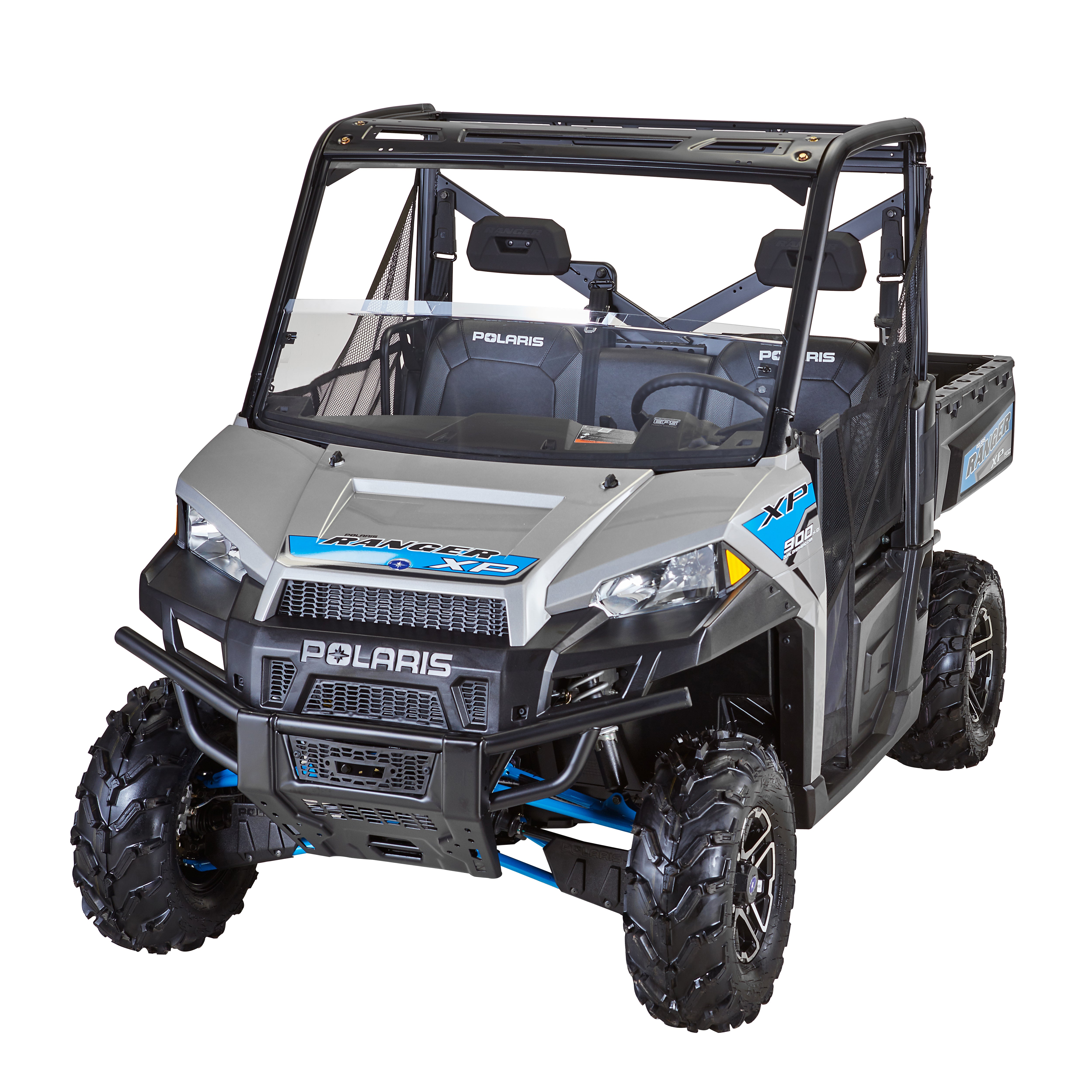 Photo of Half Windshield for Polaris RZR XP 1000 Maverick Can-Am Outlander 1000 Yamaha YXZ 1000 R by OPEN TRAIL - Premium Windshield/Windscreen for UTVs / Side by Sides