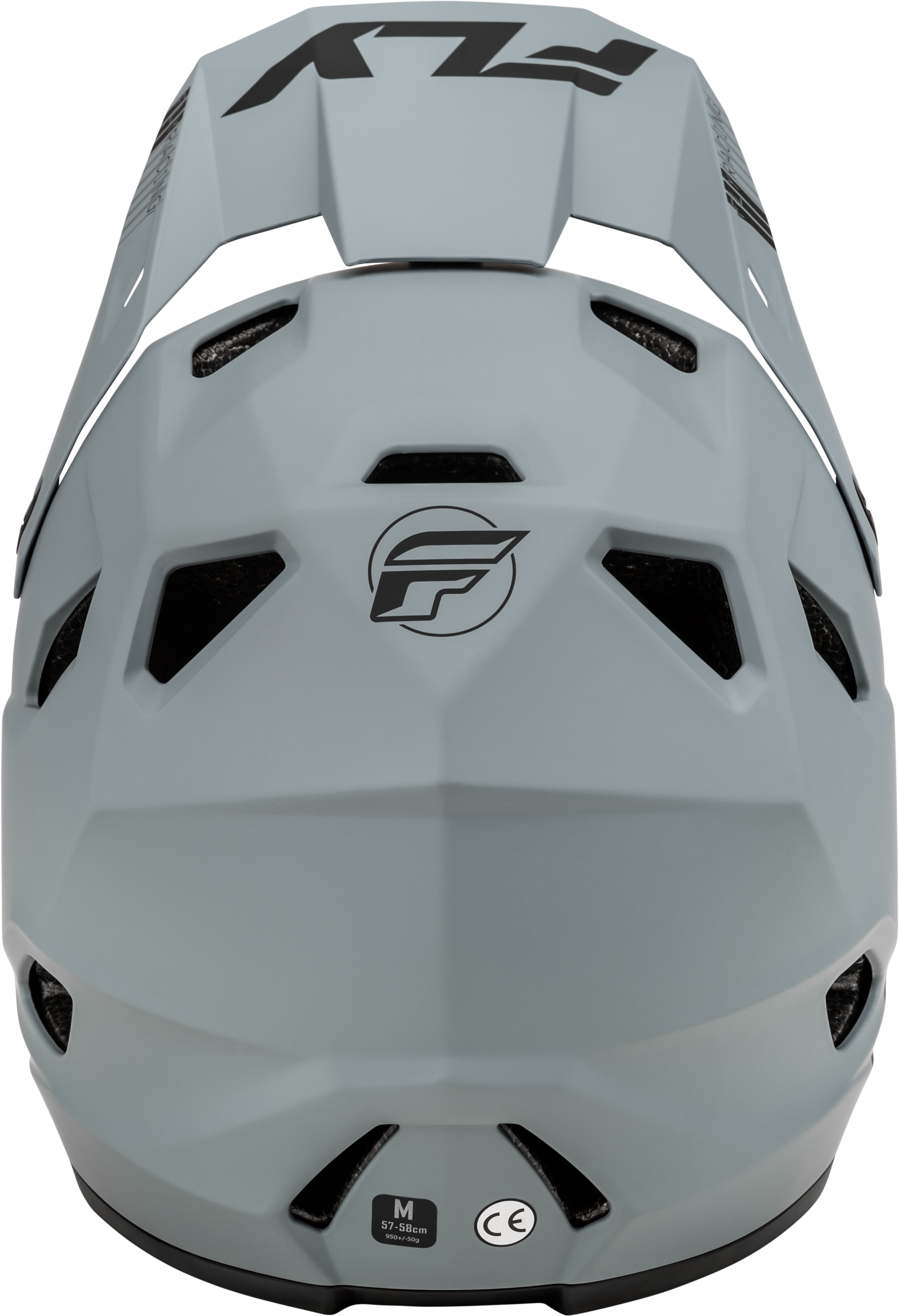 Photo of YOUTH RAYCE BICYCLE HELMET MATTE GREY YM by FLY RACING - Premium Helmets for UTVs / Side by Sides
