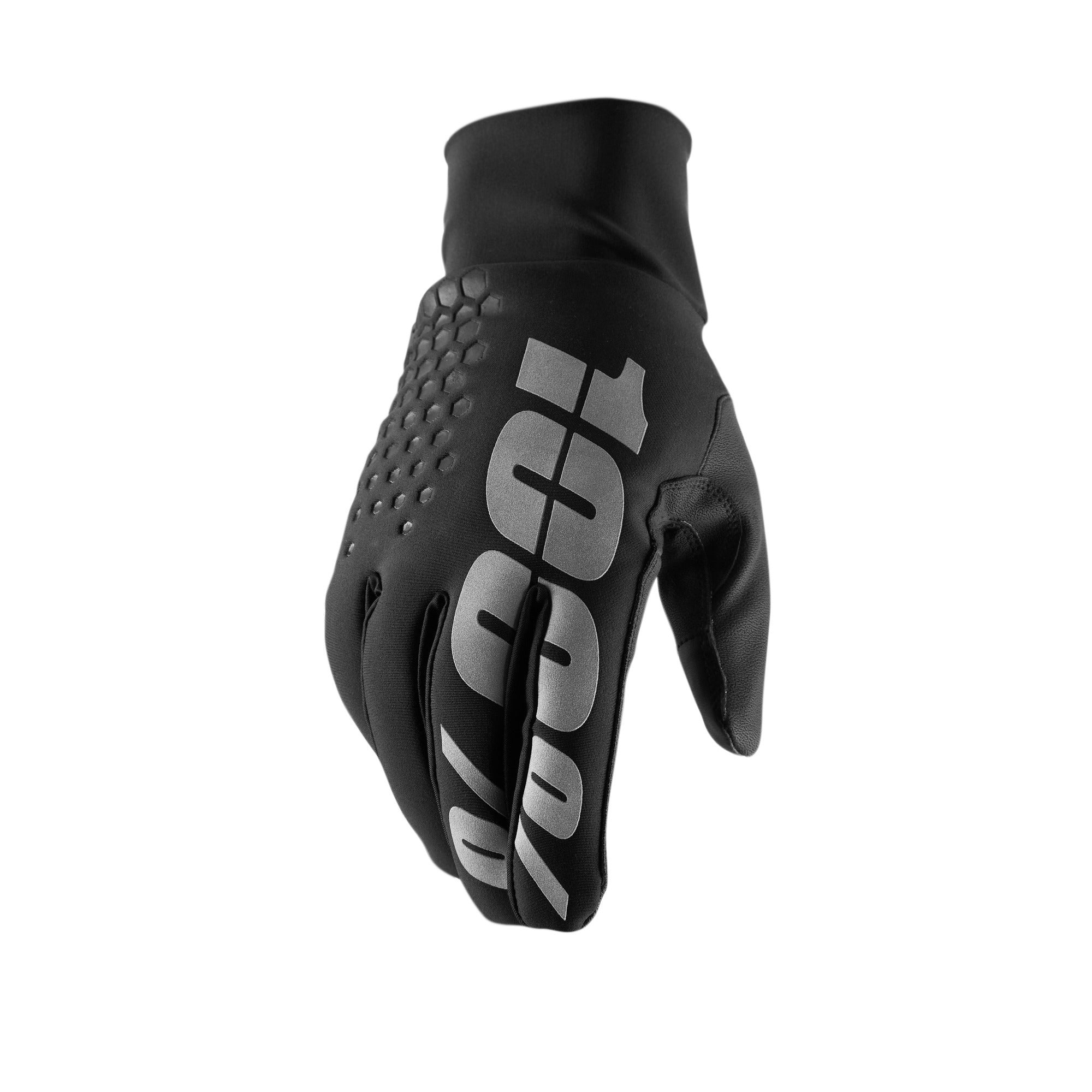 Photo of HYDROMATIC BRISKER GLOVES BLACK LG by 100-PERCENT - Premium Gloves for UTVs / Side by Sides