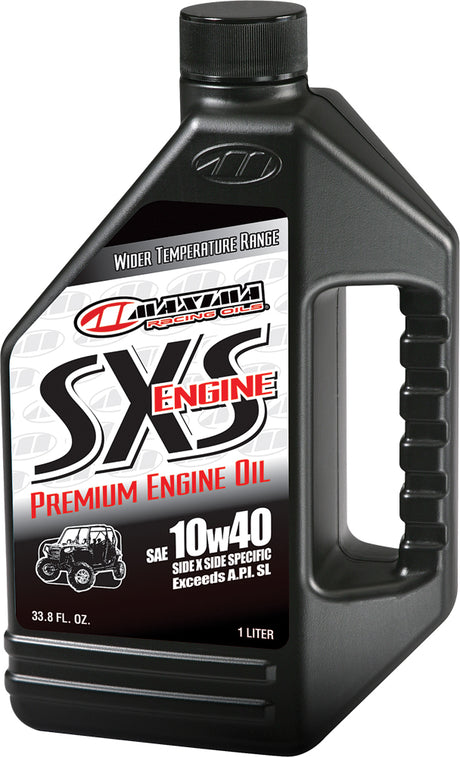 Photo of SXS PREMIUM ENGINE OIL 10W40 1GAL by MAXIMA - Premium Chemicals for UTVs / Side by Sides