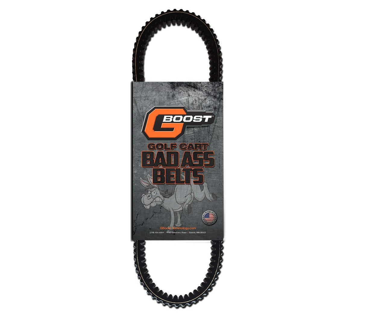 GBoost HEAVY DUTY DRIVE BELT, CLUB CAR, PEDAL START, GBOOST