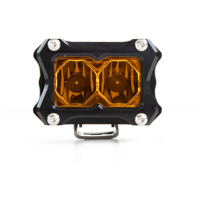 Photo of BA-2 Amber LED Pod Light by Heretic Studio Dealer Portal - Premium Light Bar for UTVs / Side by Sides