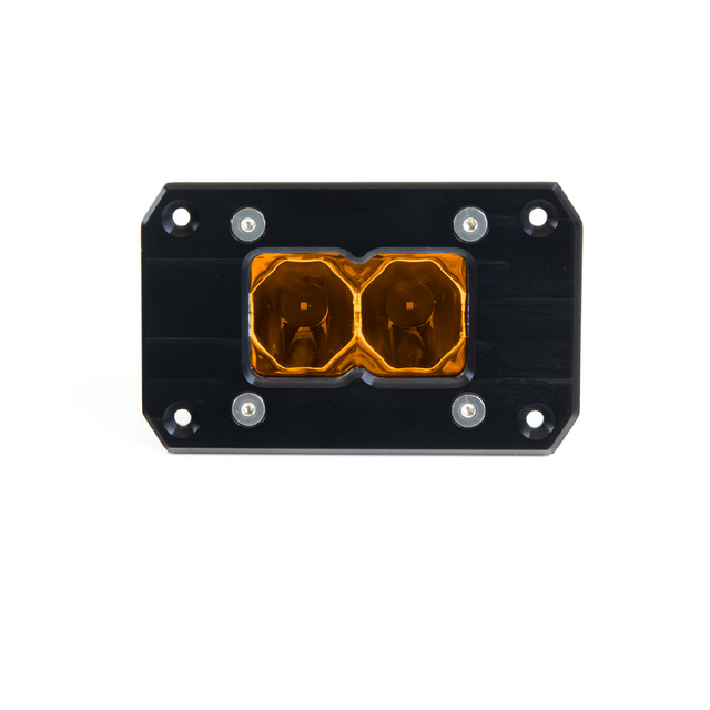 Photo of BA-2 Flush Mount Amber LED Pod Light by Heretic Studio Dealer Portal - Premium Light Bar for UTVs / Side by Sides
