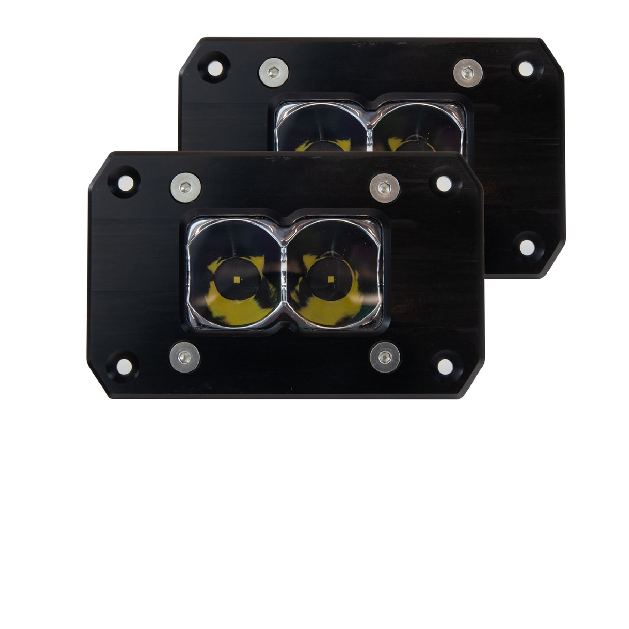 Photo of BA-2 Flush Mount Clear LED Pod Light - 2 Pack by Heretic Studio Dealer Portal - Premium Light Bar for UTVs / Side by Sides