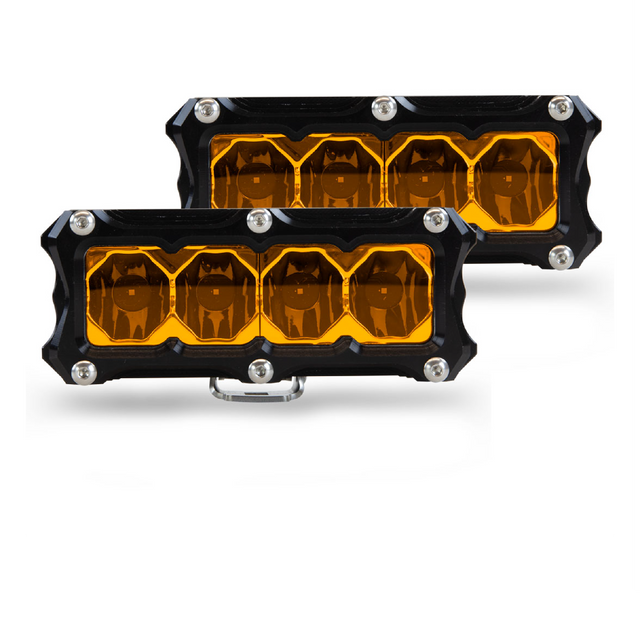 Photo of BA-4 Amber LED Pod Light - 2 Pack by Heretic Studio Dealer Portal - Premium Light Bar for UTVs / Side by Sides