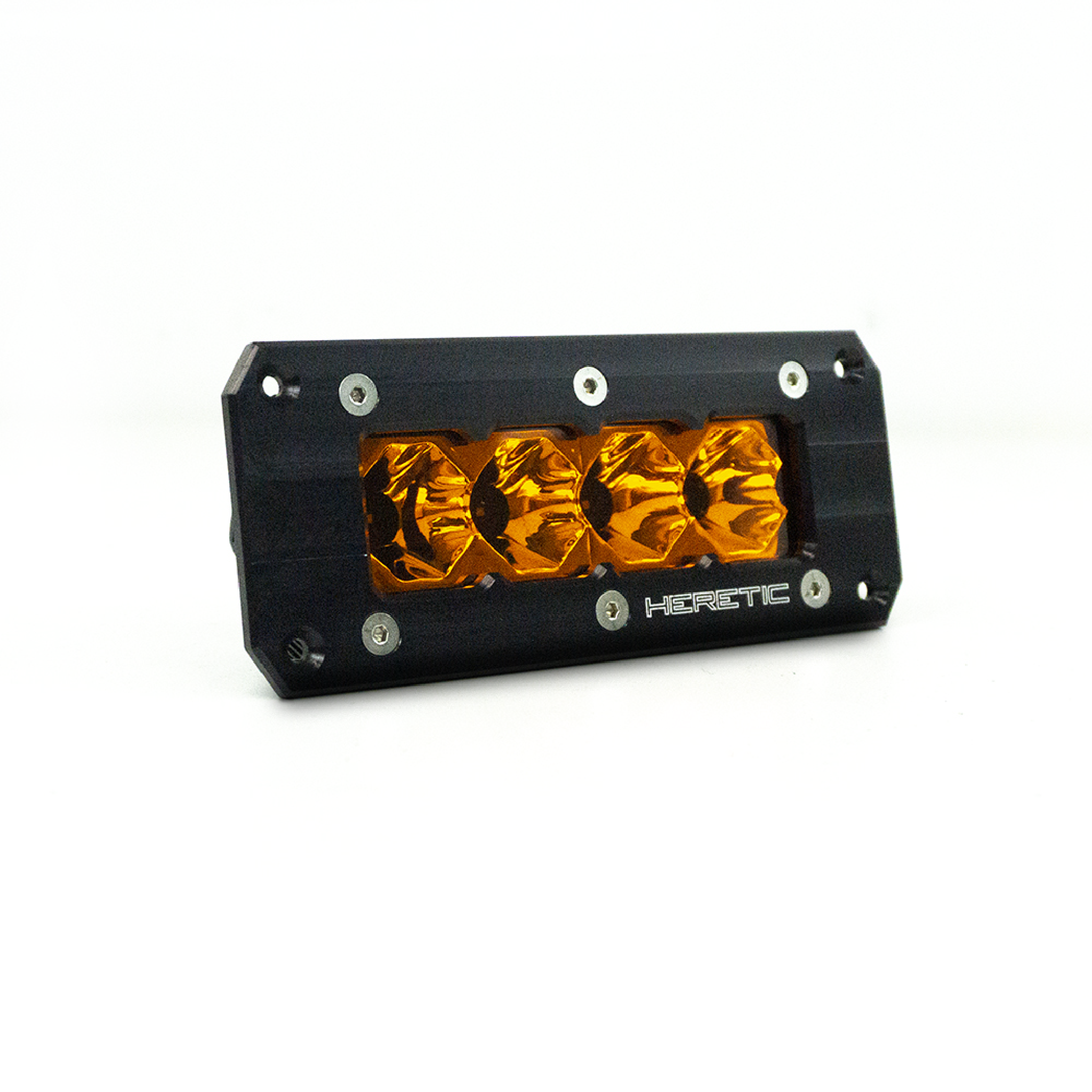 Photo of BA-4 Flush Mount Amber LED Pod Light by Heretic Studio Dealer Portal - Premium Light Bar for UTVs / Side by Sides