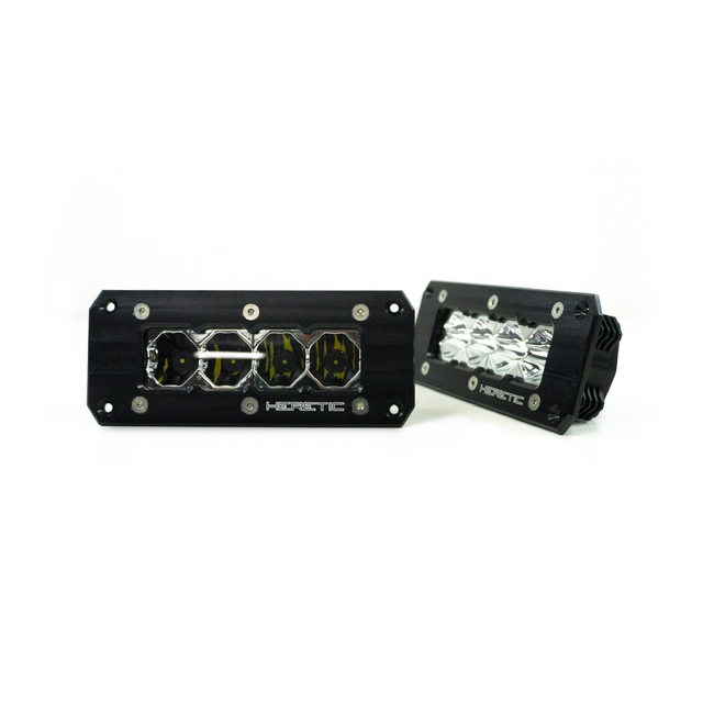 Photo of BA-4 Flush Mount Clear LED Pod Light - 2 Pack by Heretic Studio Dealer Portal - Premium Light Bar for UTVs / Side by Sides