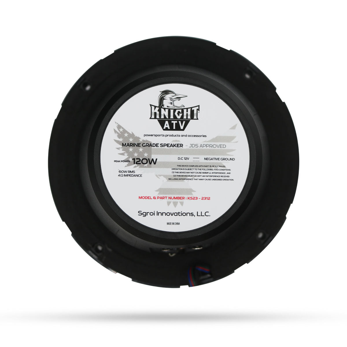 Photo of KS23 6.5" Waterproof Speakers by Knight ATV - Premium for UTVs / Side by Sides