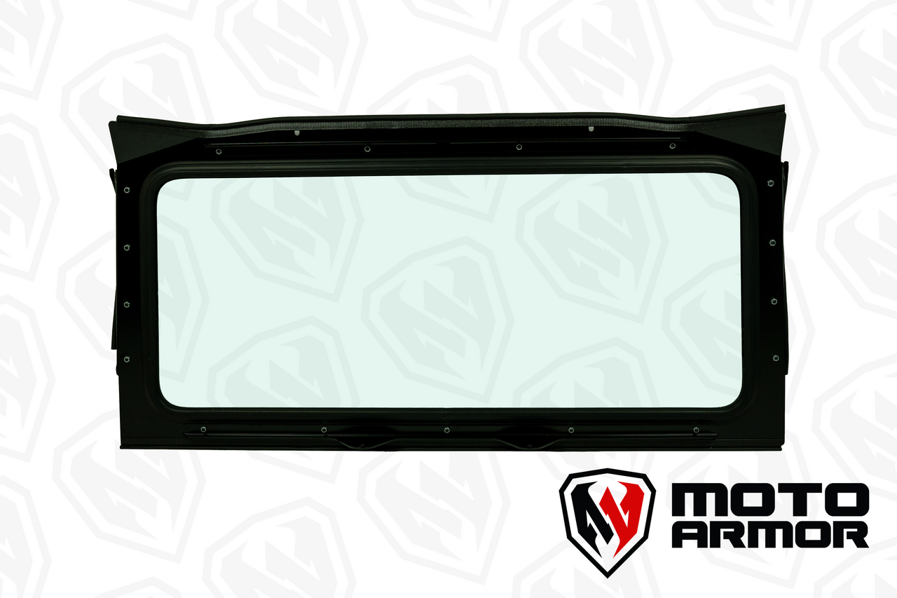 Photo of Rear Glass Window/Windshield for Can-Am Commander and Maverick Trail/Sport by Moto Armor - Premium for UTVs / Side by Sides