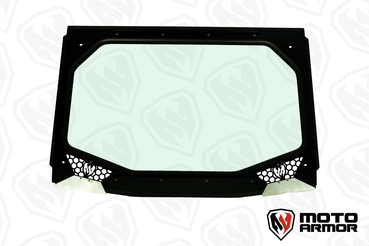 Photo of KRX Full Glass Windshield with Vents by Moto Armor - Premium for UTVs / Side by Sides