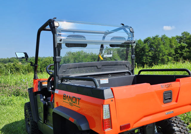Photo of Bad Boy Bandit 550/750 - 1 Pc Lexan Back Panel by 3 Star UTV - Premium Windshields for UTVs / Side by Sides