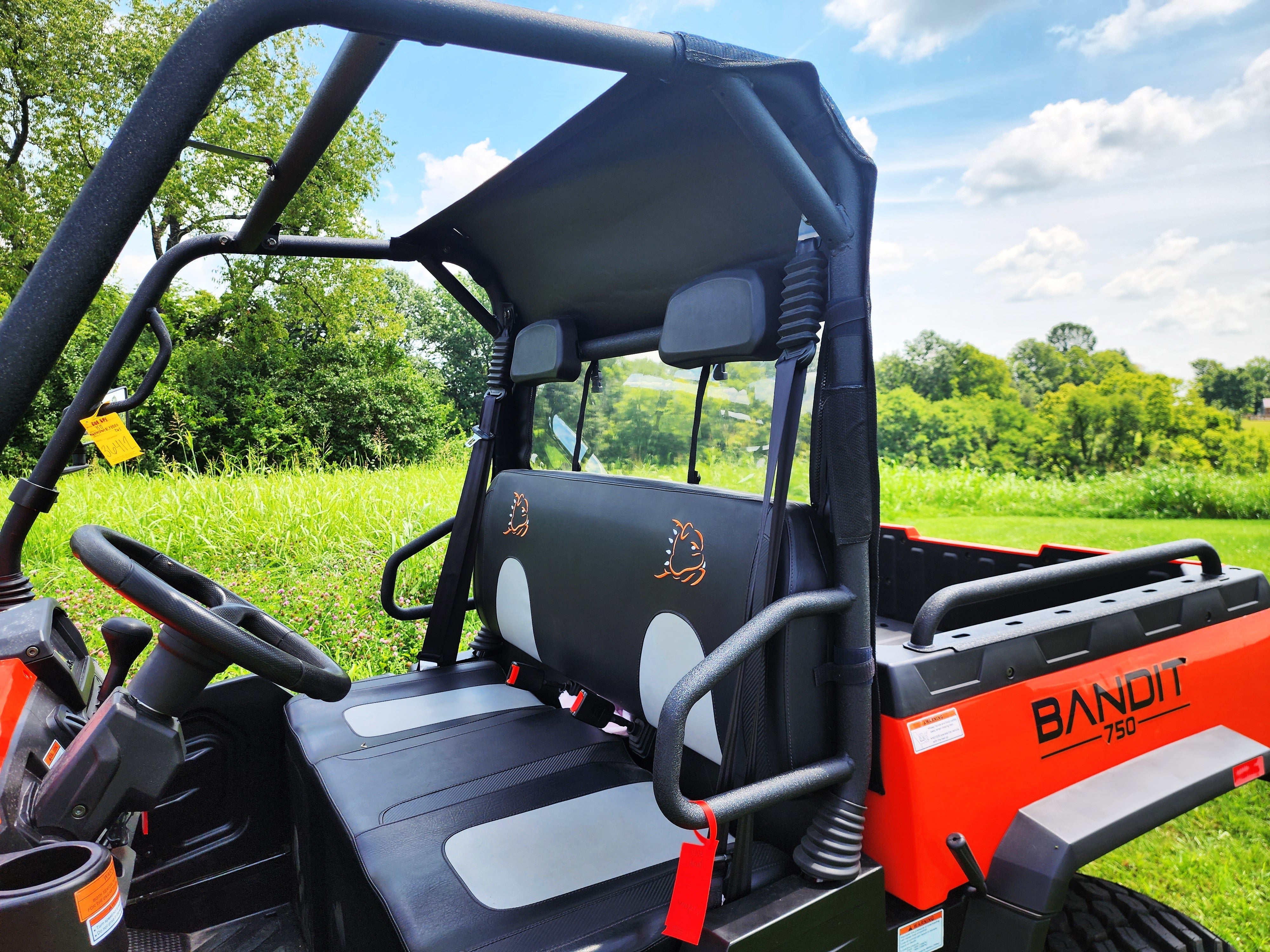 Photo of Bad Boy Bandit 550/750 - Soft Back Panel by 3 Star UTV - Premium Enclosures for UTVs / Side by Sides