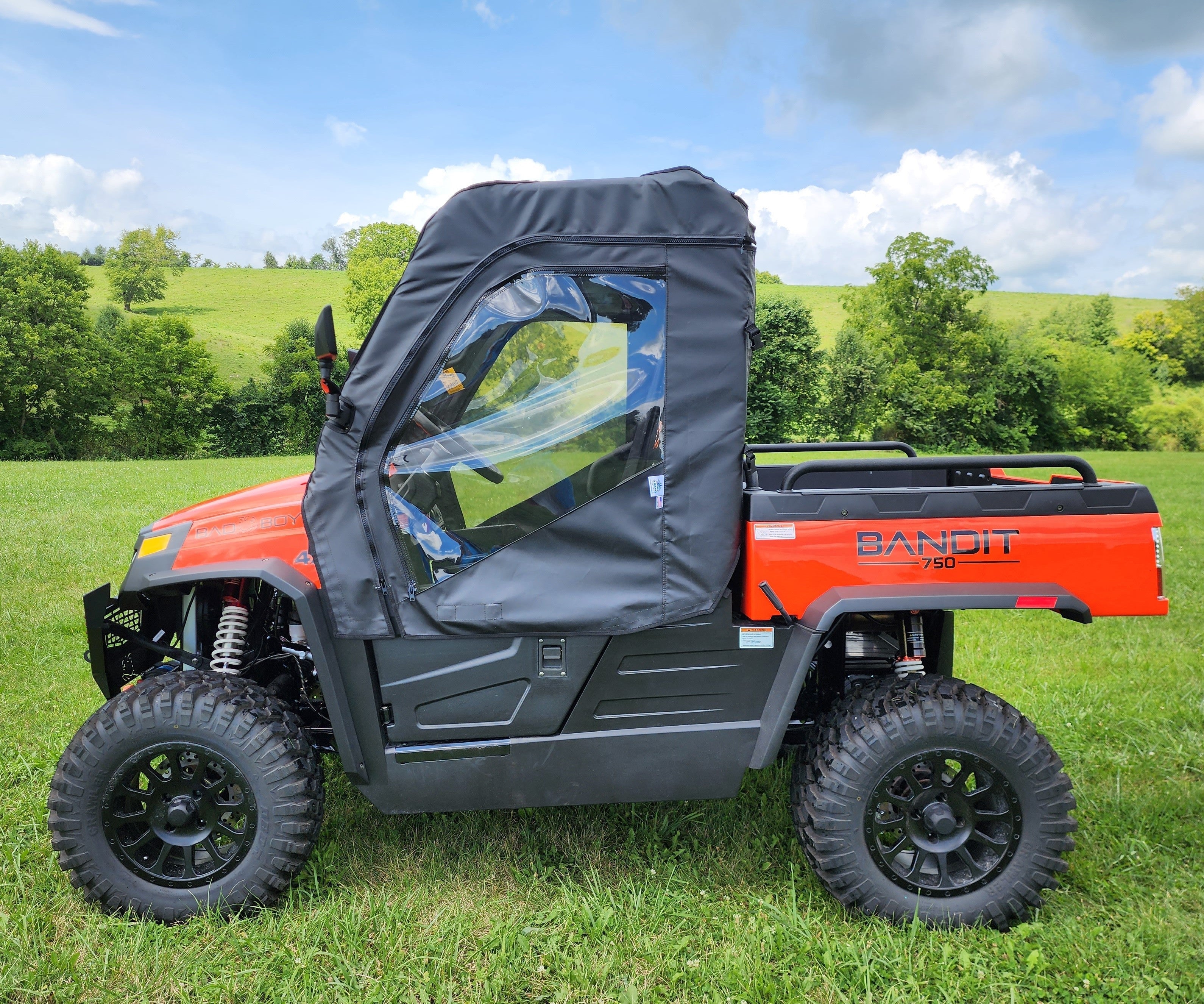 Photo of Bad Boy Bandit 550/750 - Soft Doors by 3 Star UTV - Premium Enclosures for UTVs / Side by Sides