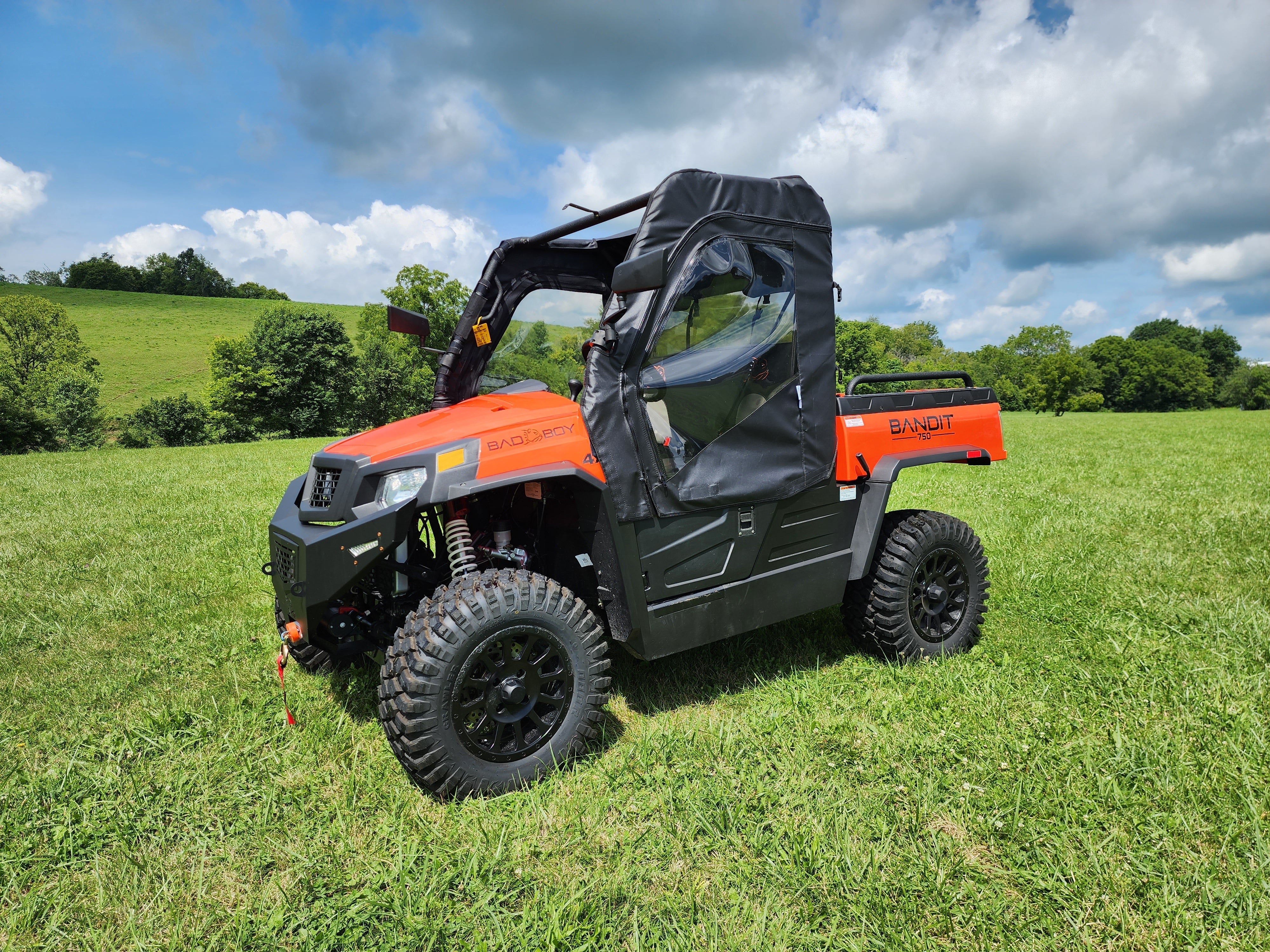 Photo of Bad Boy Bandit 550/750 - Soft Doors by 3 Star UTV - Premium Enclosures for UTVs / Side by Sides