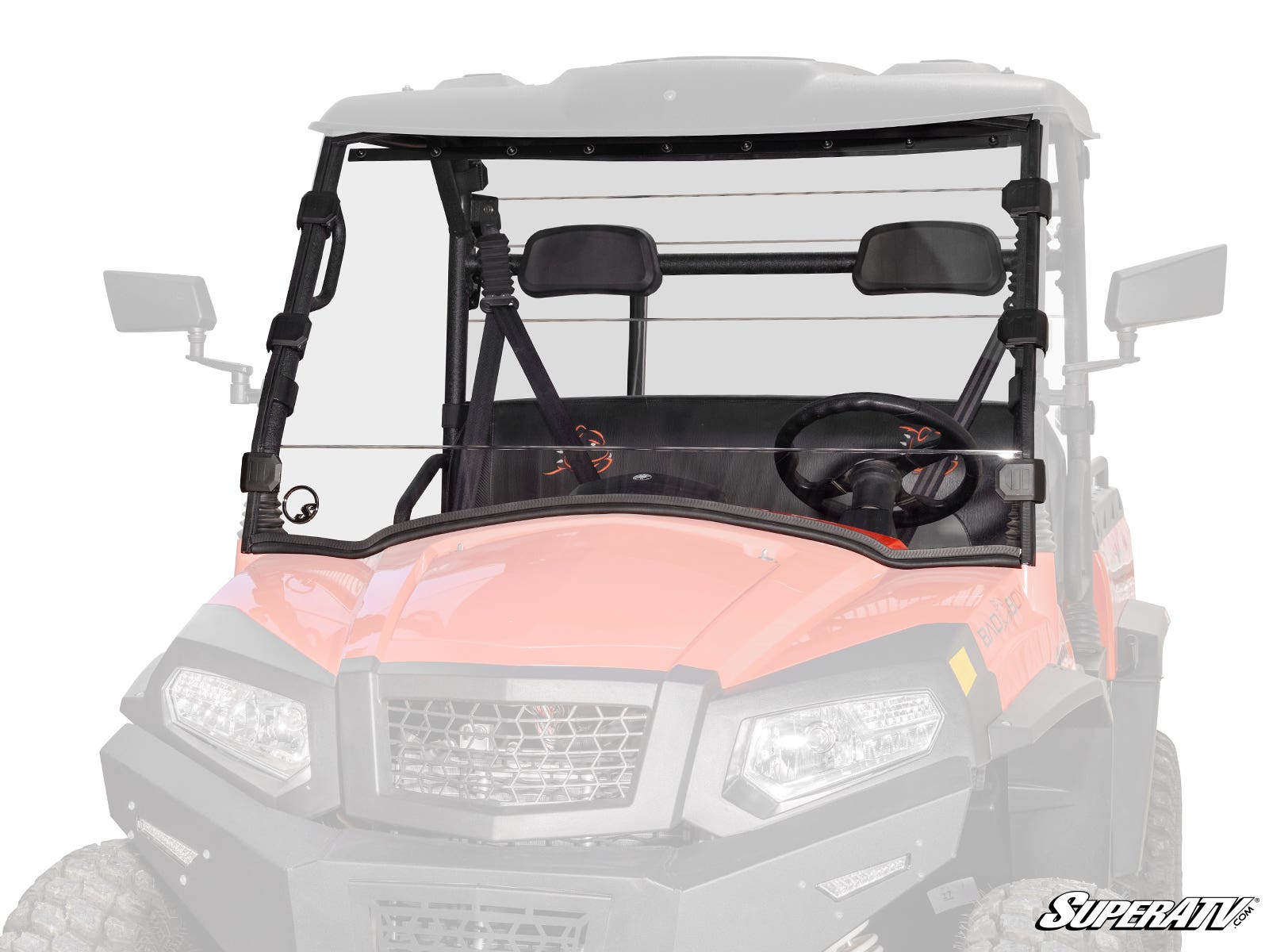 Photo of SuperATV Axis X550 Scratch-Resistant Full Windshield by SuperATV - Premium Windshields for UTVs / Side by Sides