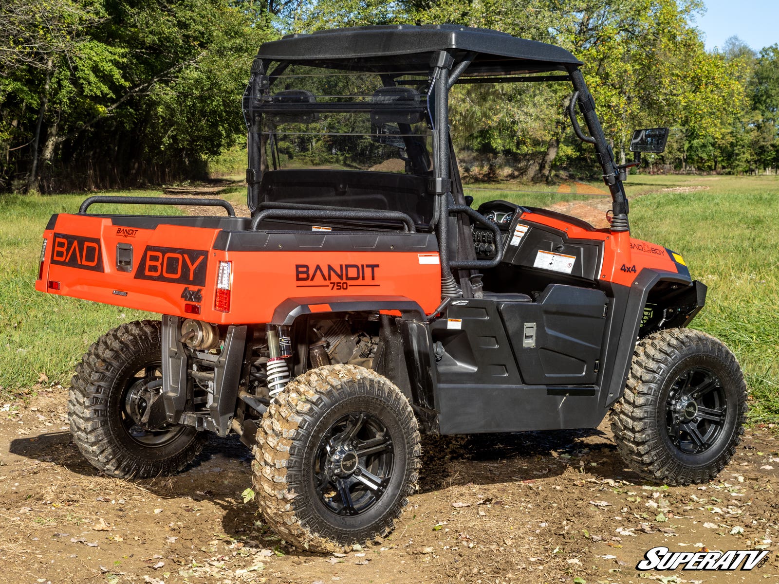 Photo of SuperATV Bennche Cowboy Rear Windshield by SuperATV - Premium Windshields for UTVs / Side by Sides