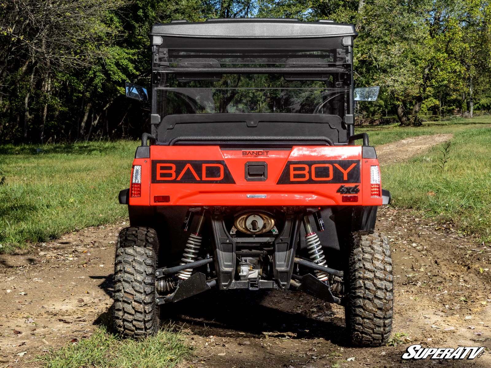 Photo of SuperATV Bennche Cowboy Rear Windshield by SuperATV - Premium Windshields for UTVs / Side by Sides