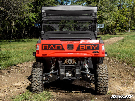 Photo of SuperATV Bennche Cowboy Rear Windshield by SuperATV - Premium Windshields for UTVs / Side by Sides