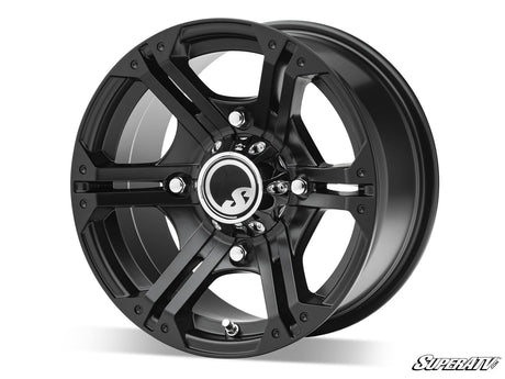 Sticky XT Warrior Tires 34x10x14 on 14x7 Bandit H-Series Black Wheels 4/156 Pattern