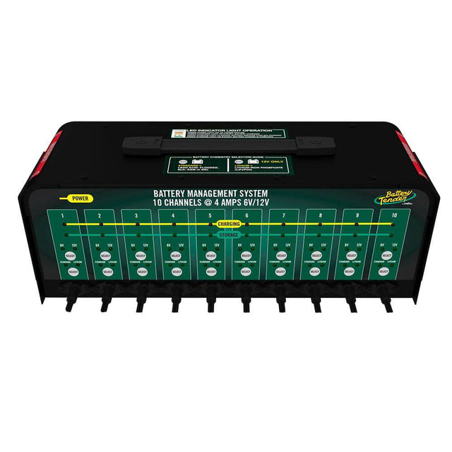 Photo of 10 Bank, 4 AMP Selectable 12V / 6V Battery Charger by Battery Tender® - Premium for UTVs / Side by Sides