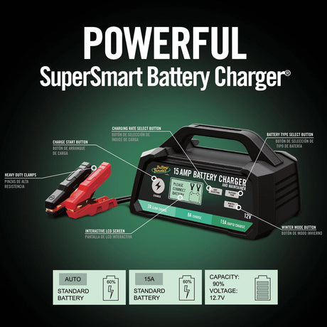 Photo of 15/8/2 AMP Power Tender® Selectable 12V Battery Charger by Battery Tender® - Premium for UTVs / Side by Sides