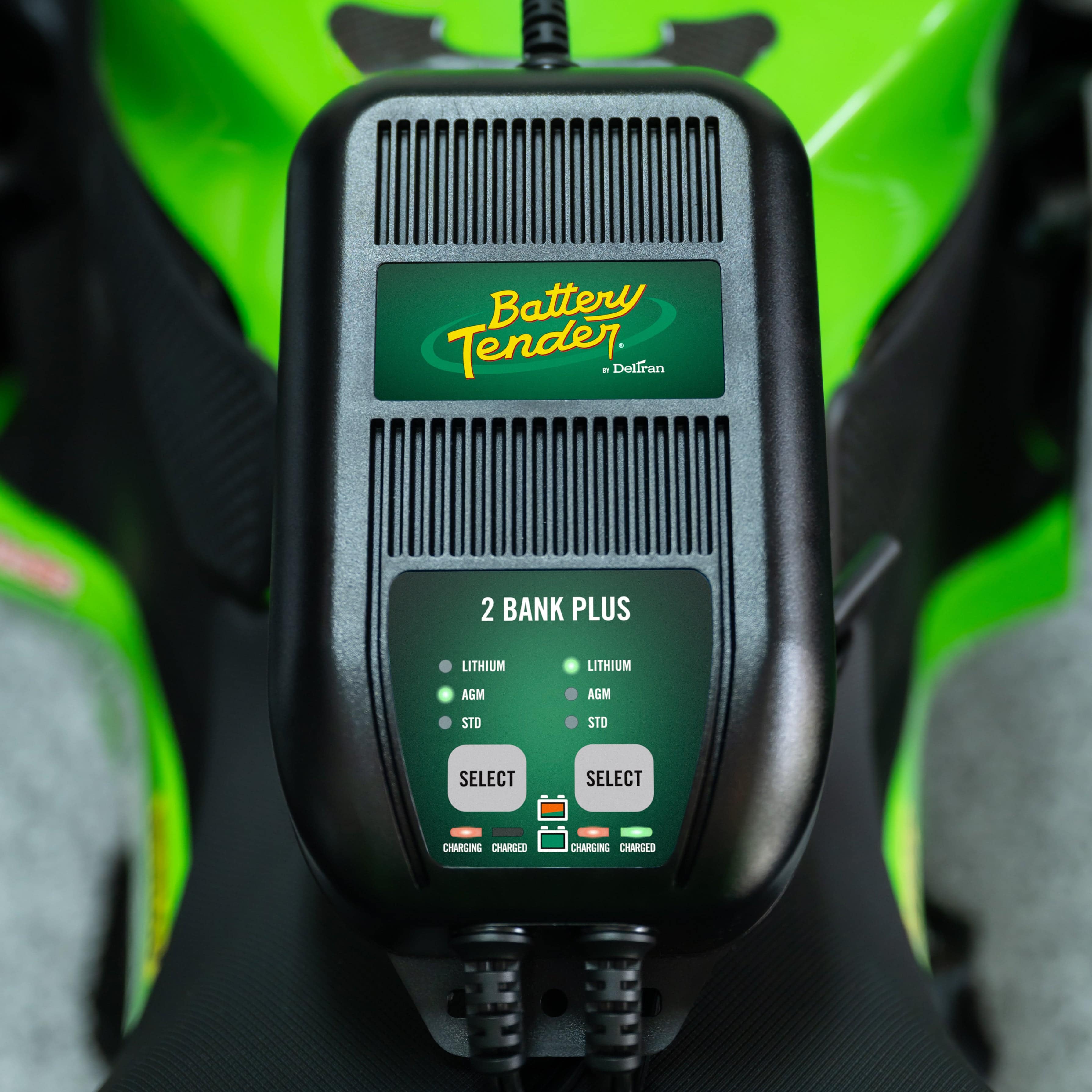 Photo of 2-Bank, 1.25 AMP 12V Battery Charger by Battery Tender® - Premium for UTVs / Side by Sides
