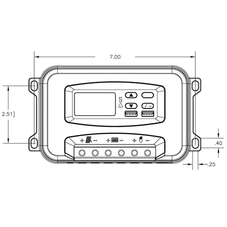 Photo of 30 AMP, 24V/12V PWM Solar Charge Controller by Battery Tender® - Premium for UTVs / Side by Sides