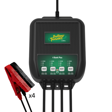 Photo of 4-Bank, 1.25 AMP 12V Battery Charger by Battery Tender® - Premium for UTVs / Side by Sides