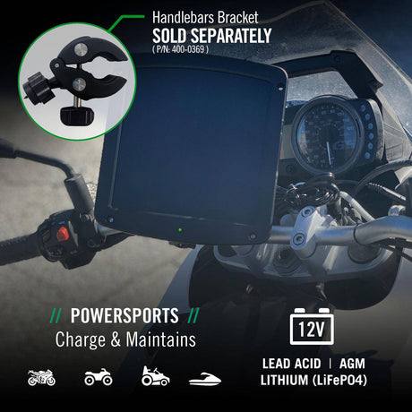 Photo of 5 Watt Solar 12V Battery Charger with Windshield Mount by Battery Tender® - Premium for UTVs / Side by Sides