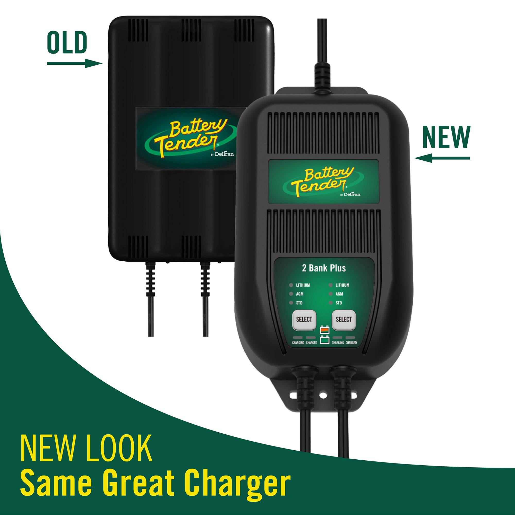 Photo of 2-Bank, 1.25 AMP 12V Battery Charger by Battery Tender® - Premium for UTVs / Side by Sides