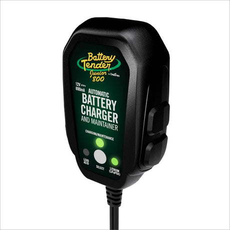 Photo of Battery Tender Junior 800mA 12V Selectable Chemistry Battery Charger and Maintainer by Battery Tender® - Premium for UTVs / Side by Sides