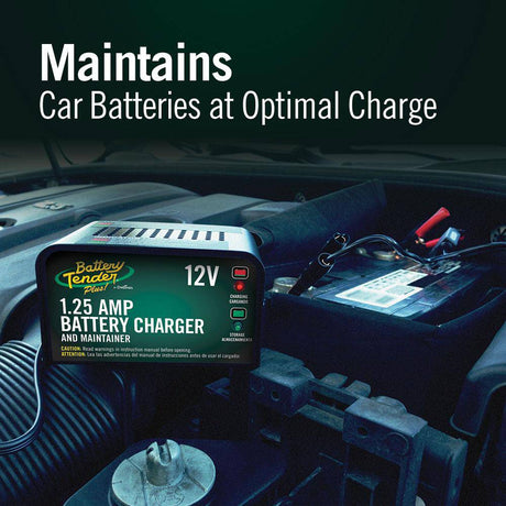 Photo of Battery Tender Plus 1.25 AMP 12V Battery Charger and Maintainer by Battery Tender® - Premium for UTVs / Side by Sides