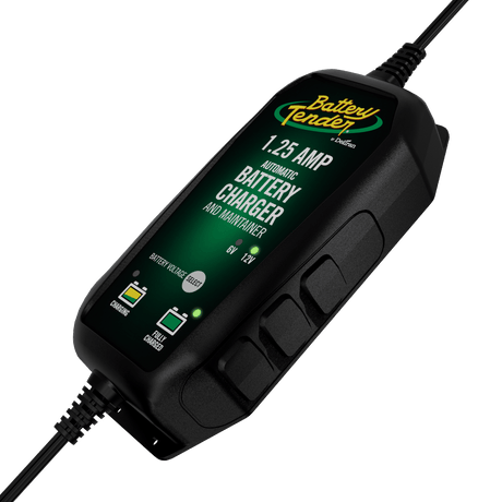 Photo of Battery Tender Plus 1.25 AMP Selectable 12V / 6V Battery Charger and Maintainer by Battery Tender® - Premium for UTVs / Side by Sides