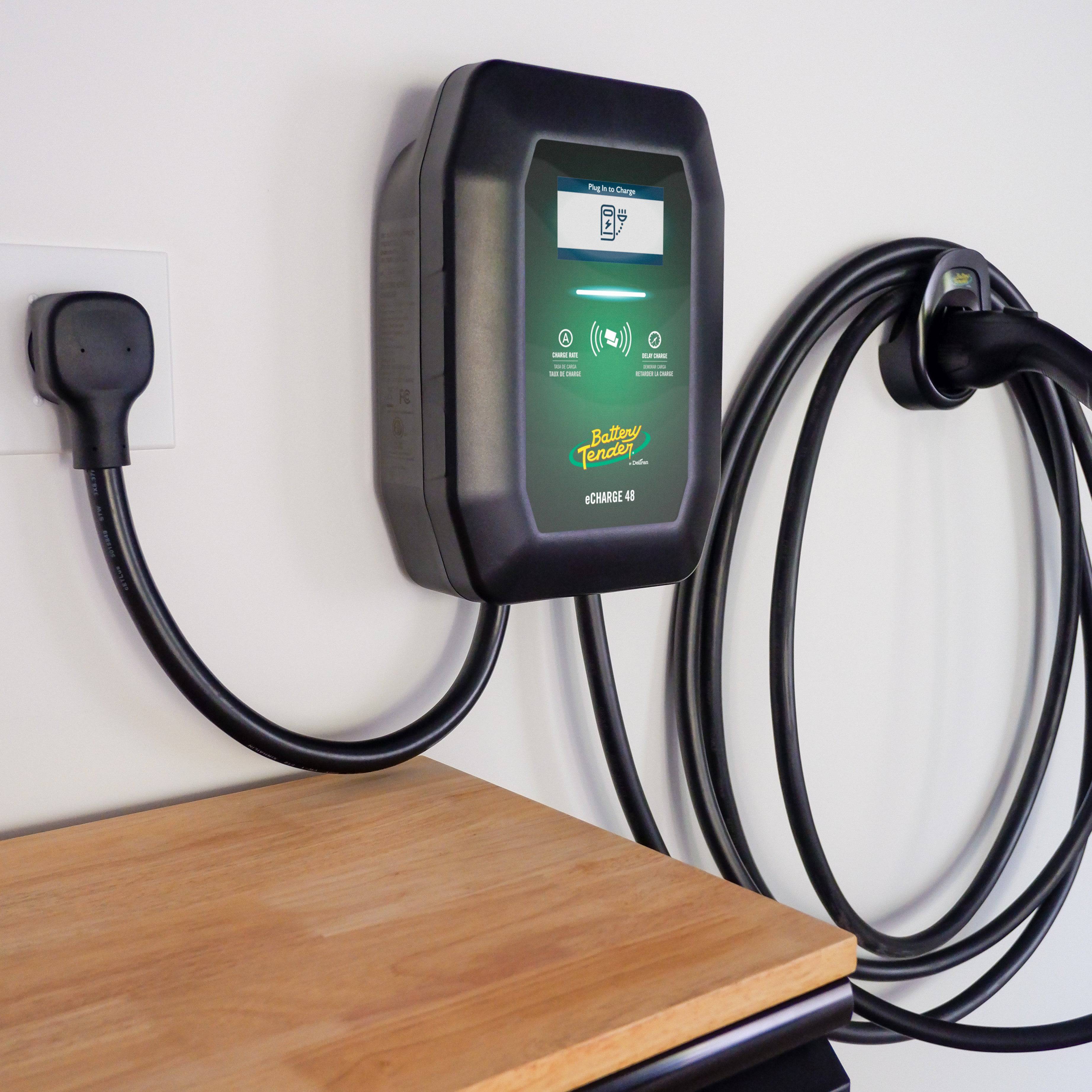 Photo of eCharge 48 AMP, Level 2 Mountable Indoor Outdoor EV Charger by Battery Tender® - Premium for UTVs / Side by Sides