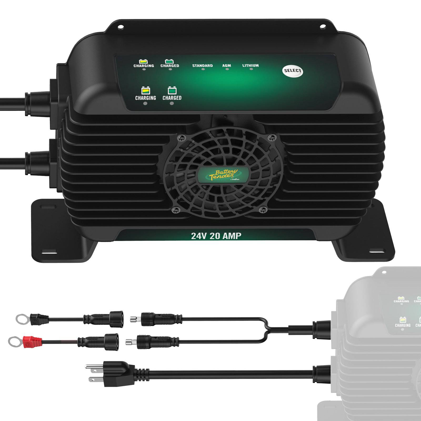 Photo of PowerPlus 24V 20 AMP Single Output On-Board Battery Charger and Maintainer by Battery Tender® - Premium for UTVs / Side by Sides