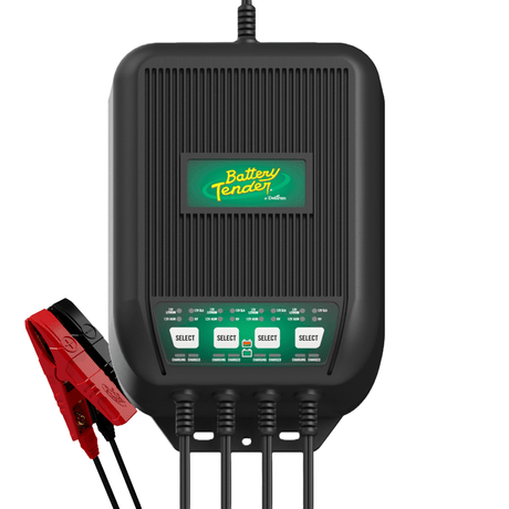 Photo of 4-Bank Selectable 12V or 6V, 12 AMP Battery Charger by Battery Tender® - Premium for UTVs / Side by Sides