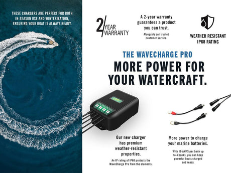 Photo of WaveCharge Pro 2-Bank 12V, 20 AMP Battery Charger by Battery Tender® - Premium for UTVs / Side by Sides
