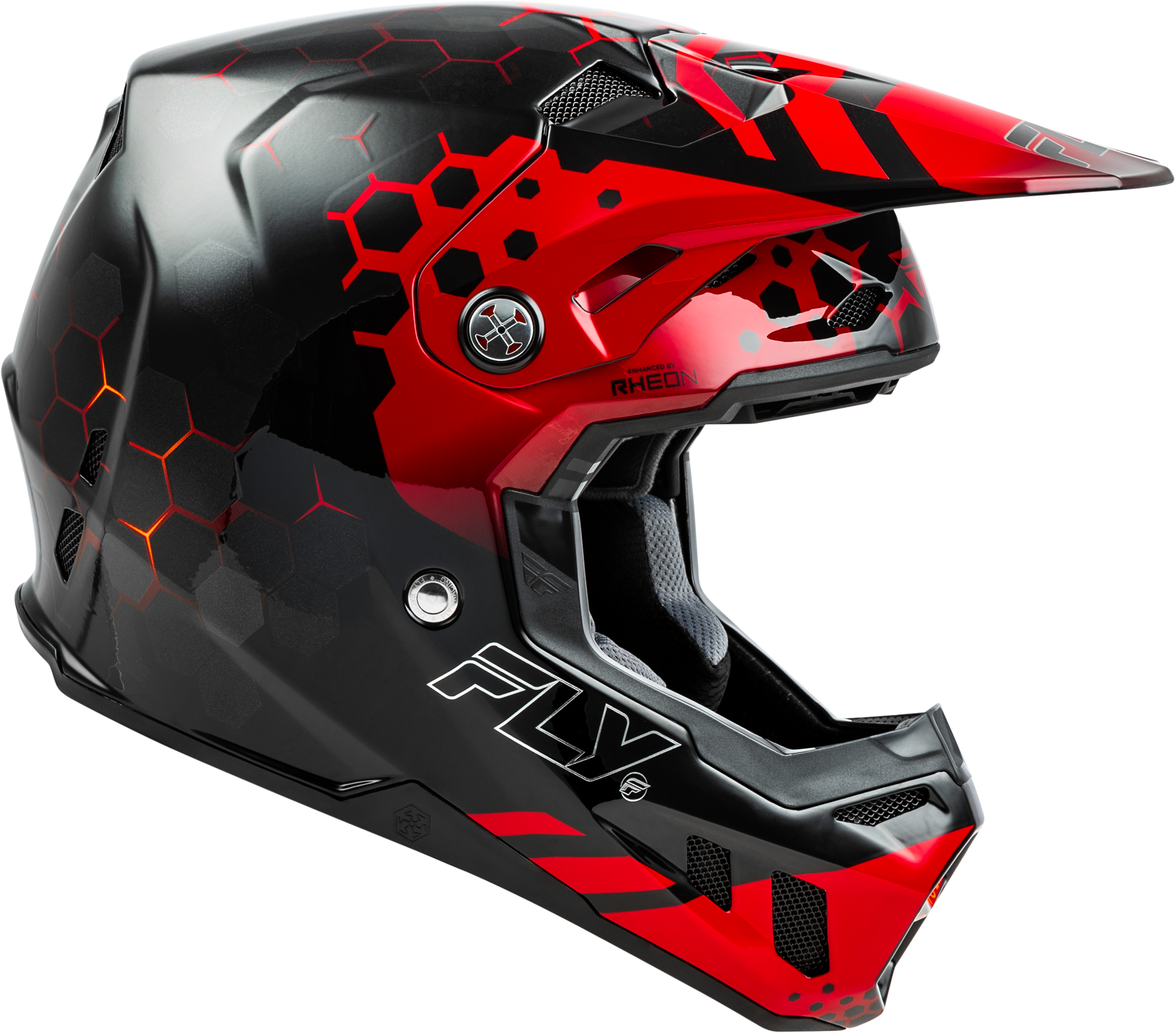 Photo of YOUTH FORMULA CC TEKTONIC HELMET BLACK/RED/ORANGE YL by FLY RACING - Premium Helmets for UTVs / Side by Sides