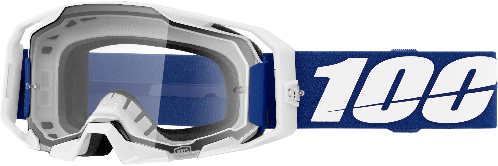 Photo of ARMATIC GOGGLE BLUE CLEAR LENS by 100-PERCENT - Premium Eyewear for UTVs / Side by Sides