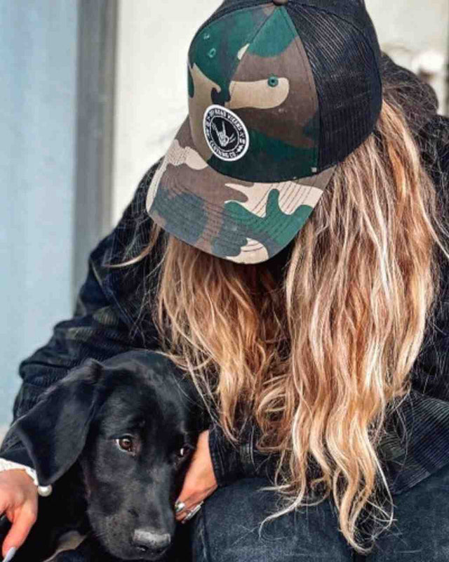 Photo of Be Epic Camo Trucker Hat by OFF-ROAD VIXENS CLOTHING CO. - Premium Hats for UTVs / Side by Sides