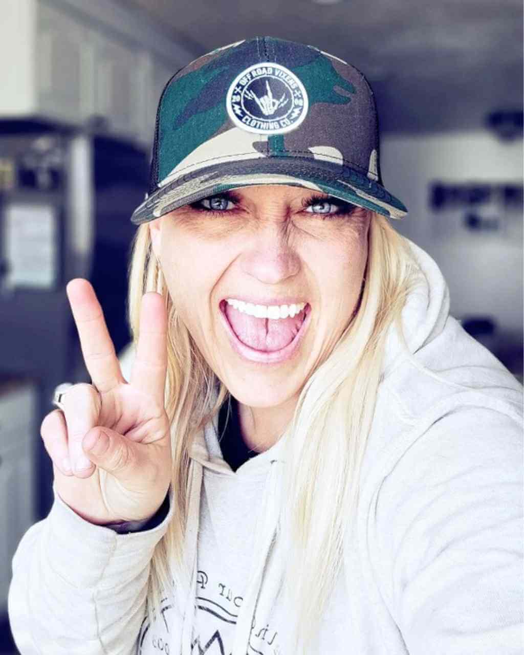 Photo of Be Epic Camo Trucker Hat by OFF-ROAD VIXENS CLOTHING CO. - Premium Hats for UTVs / Side by Sides