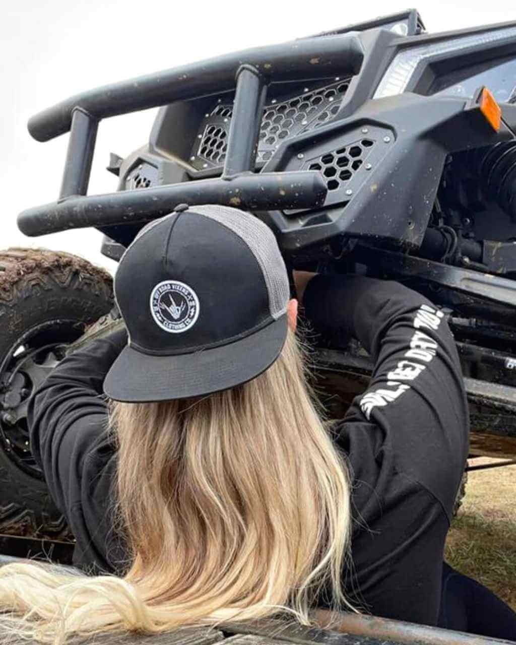 Photo of Be Epic Flatbill Trucker Hat by OFF-ROAD VIXENS CLOTHING CO. - Premium Apparel & Accessories for UTVs / Side by Sides