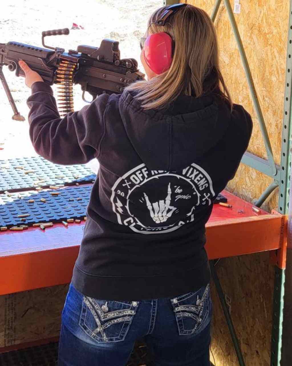 Photo of Be Epic Unisex Zip Up Hoodie by OFF-ROAD VIXENS CLOTHING CO. - Premium Ladies Hoodies for UTVs / Side by Sides