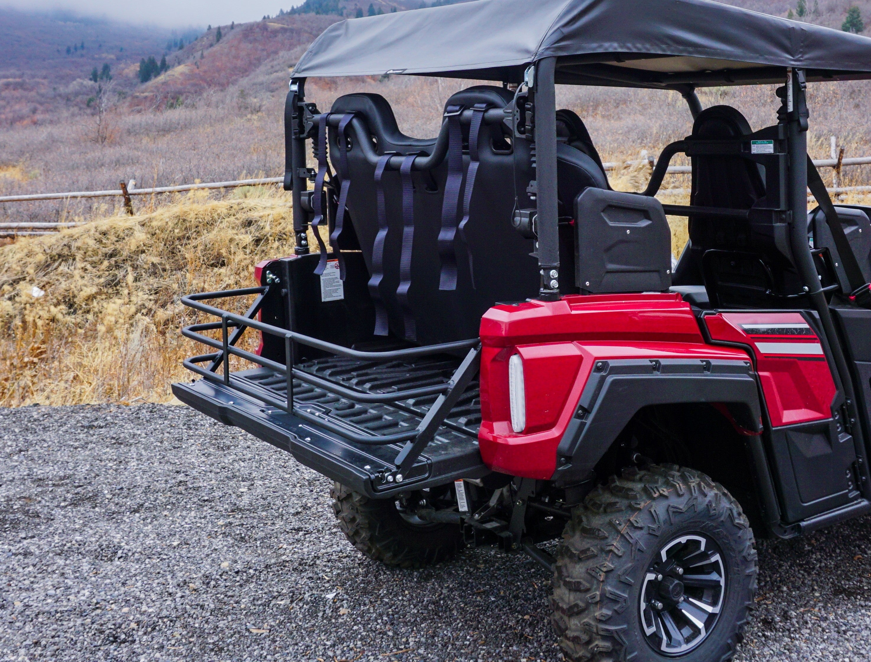 Photo of Wolverine X4 Bed Extender (2017-2024) by UTV Mountain Accessories - Premium Vehicle Parts & Accessories for UTVs / Side by Sides