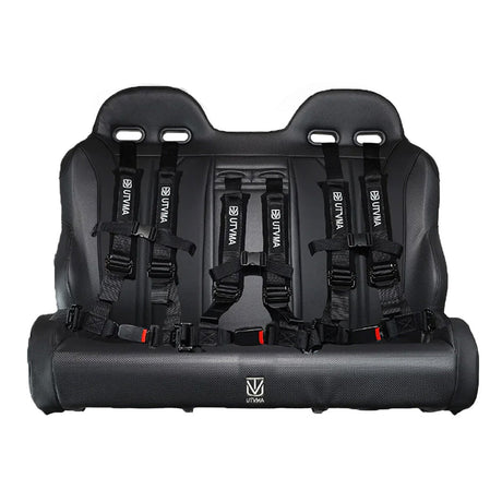 Photo of Maverick Sport Max Rear Bench with Harnesses (2019-2025) by UTV Mountain Accessories - Premium Bench Seat for UTVs / Side by Sides