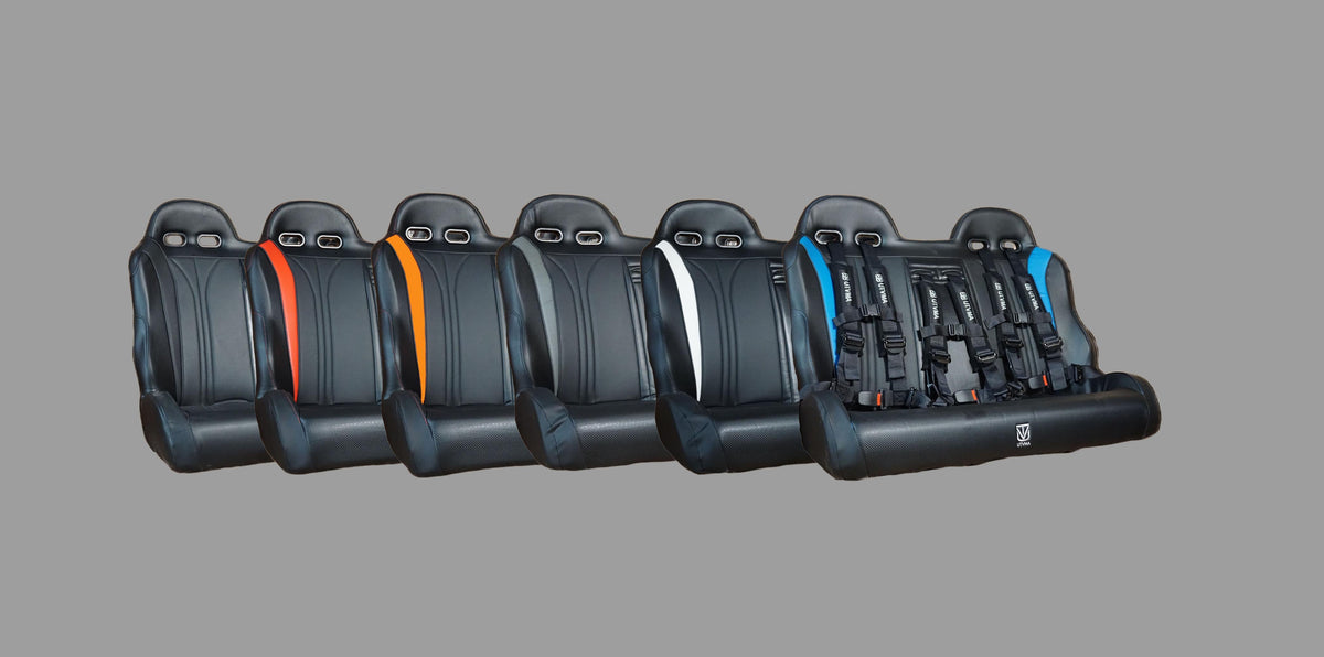 Photo of RZR 900/800 Rear Bench Seat W Harnesses (2010-2014) by UTV Mountain Accessories - Premium Seats & Accessories for UTVs / Side by Sides