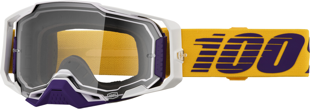 100% Armega Goggles - Difenbak Clear Lens
