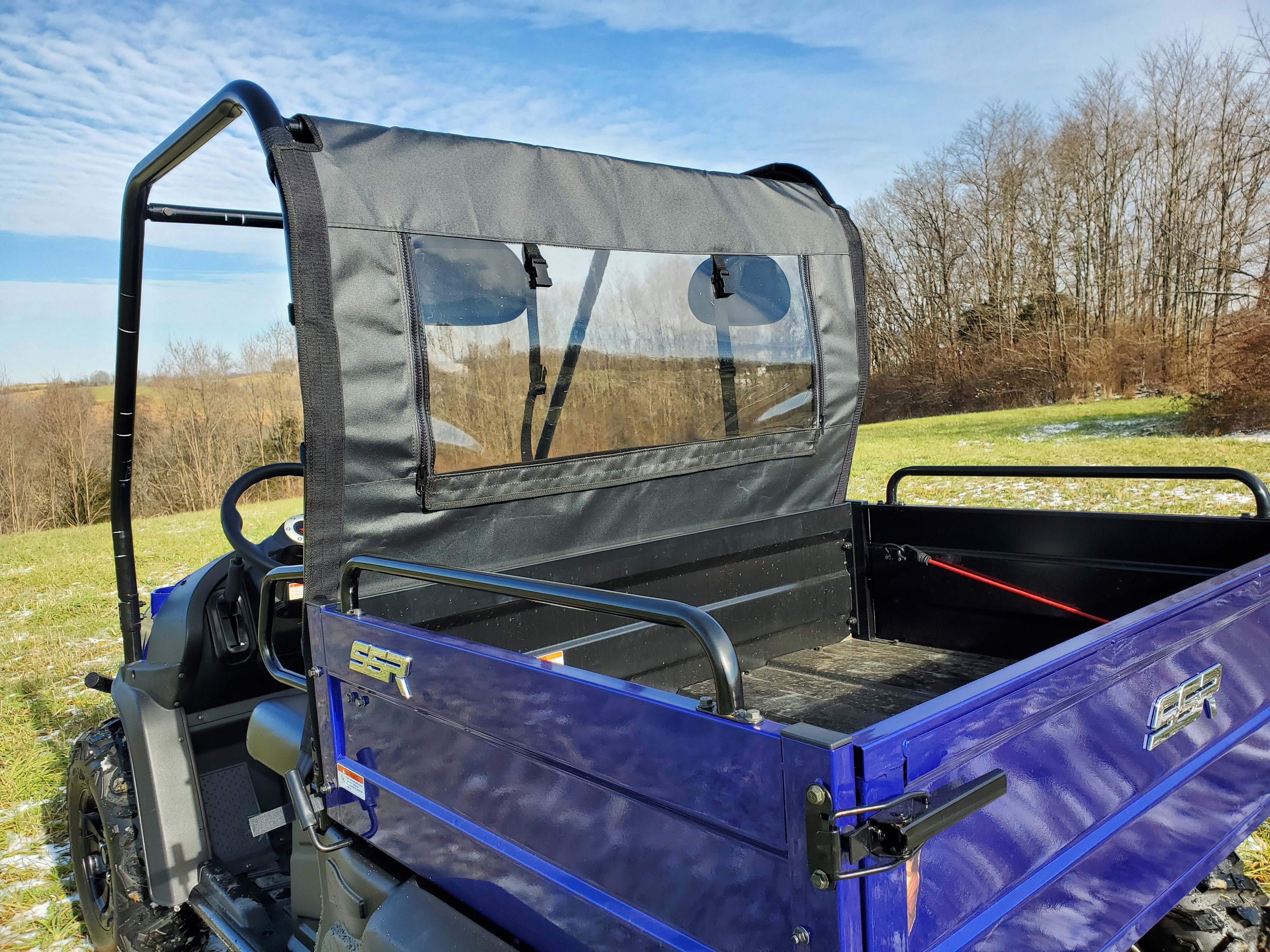 Photo of Bison 400U/200U/200P - Soft Back Panel by 3 Star UTV - Premium Enclosures for UTVs / Side by Sides