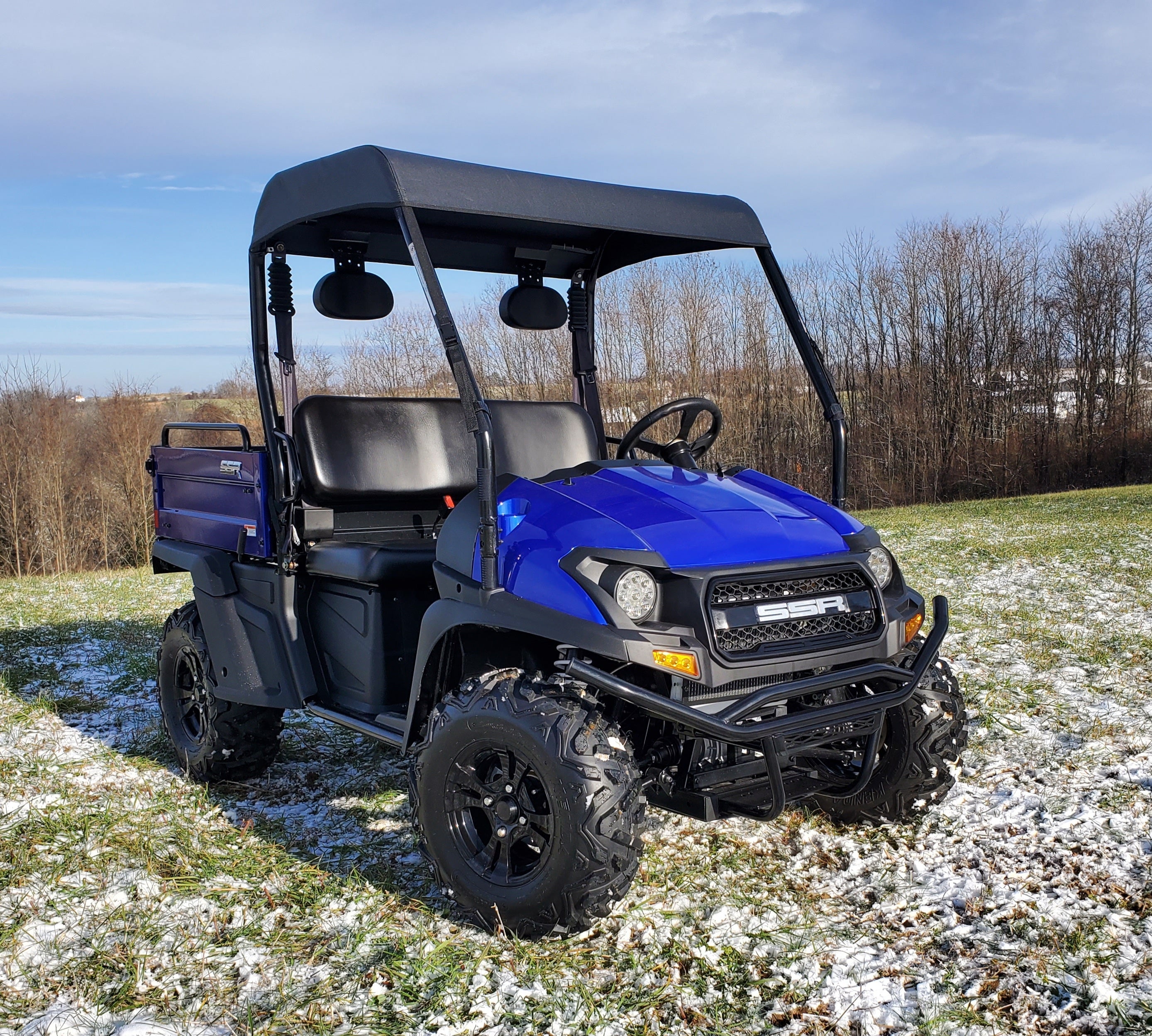 Photo of Bison 400U/200U/200P - Soft Top for Hard Windshield by 3 Star UTV - Premium Enclosures for UTVs / Side by Sides